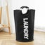 90lBlack Laundry Baskets Collapsible Laundry Bag Folding Large Capacity La Carousel 1