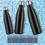 black 1l Stainless Steel Water Bottle Double Wall Vacuum Insulated Metal Wa Carousel 3