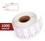 1000 Roll Freezer Food Labels 50x25mm Self-adhesive Date Labels Removable An Carousel 1