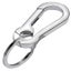 4pcs Metal Keychain Carabiner Key Ring Rotating Clip Metal Keyring Keyring Hik Carousel 1
