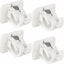 4pcs Self Adhesive Curtain Rod Holder Curtain Hook Holder Fixed Rod Carousel 1