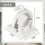 4pcs Self Adhesive Curtain Rod Holder Curtain Hook Holder Fixed Rod Carousel 2