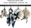 50 Pack Metal Curtain Rings With Clips Hanger Clips Curtain Clips 1.25 Id Carousel 2