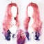 Pink Evolution Blue Purple Lolita Long Curly Hairpin Horsetail Cosplay Wig Carousel 2
