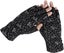 Black Women Half Finger Gloves Cotton Summer Driving Gloves Cycling Anti-slip Carousel 3