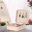 3 Piece Women's Travel Small Jewelry Box Organizer Portable Mini Travel Jewel Carousel 2