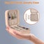 3 Piece Women's Travel Small Jewelry Box Organizer Portable Mini Travel Jewel Carousel 3