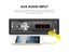 AMPrime 1DIN Autoradio Car Radios Stereo DAB Radio Bluetooth Music 12V In-dash Carousel 6