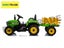 Ride on car Tractor Trailer Kids Carousel 4