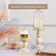 WhiteS+l Vintage Birdcage Candlestick Wedding Table Decorative Candlesticks Carousel 3