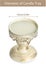 WhiteS+l Vintage Birdcage Candlestick Wedding Table Decorative Candlesticks Carousel 5