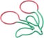 20 Cherry Shaped Paperclips Cherry Shaped Metal Paperclip Bookmarks Personal Carousel 5
