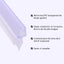 400cm Shower Door Seal For 6mm Glass Folding Barrier Shower Enclosure Seal R Carousel 2