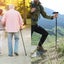 Portable Walking Stick Adjustable 33-37 Inch Black Folding Walking Stick Alumi Carousel 5