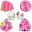 Set Of 4 Mini Unicorn Silicone Mold Unicorn Ears Horn Rainbow Flowers And L Carousel 1
