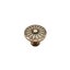 4pcs Pull Drawer Knob With Flowers Pattern Antique Brass Door Handles Cabinet Carousel 4