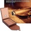 Brown-wooden Cigar Box Cigar Case Storage Box Made Of Cedar And Artificial Lea Carousel 3
