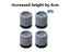 4Pc Anti Vibration Feet Pad For Washing Machine Refrigerator Furniture Carousel 1
