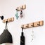 Wall Clothes Hooks Solid Wood Wall Hooks Towel Coat Clothe Racks Hook Shelf Carousel 7