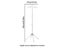 160cm Adjustable Clothes Steamer Rack Telescopic Vertical Fabric Hanging And Carousel 1