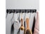 Black Robe Hook Wall Hook Towel Hook For Bathroom Aluminum Alloy Coat Hook Key Carousel 5
