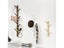 Solid Wood Wall Hook Hanging Coat Rack 4 Hooks Key Shopping Bag Hat Storage Carousel 3