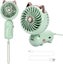 Cat Ears Foldable Handheld Fan green Mini Usb Fan Rechargeable Battery Port Carousel 1