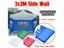 Portable Outdoor Canopy Tent Side Wall Carport Garage Big Tarp Enclosure Carousel 3