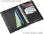 Credit Card Holder Rfid Blocking Genuine Leather Men's Bifold Wallet Credit Carousel 2