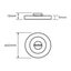 Legge Emergency Release Escutcheon 50mm Satin Brass L6009SB Carousel 2