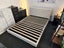 White Gary Queen Slat Bed Frame Carousel 3