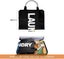 Laundry Hamper Foldable Laundry Bag Storage Bag With Handle 40l For Home Black Carousel 3