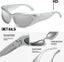Two Polarizing Lenses Y2k Surround Sunglasses Fashion Polarizing Uv400 Futuris Carousel 2
