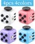 4pcs Anti-stress Cube Decompression Cube Toy With 6 Soothing Modules Anti-an Carousel 2