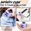 4pcs Anti-stress Cube Decompression Cube Toy With 6 Soothing Modules Anti-an Carousel 4