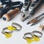 10 Pack 25-40mm Hose Clamps With Stainless Steel Wing Nut 25-38mm Yellow 9 Carousel 3