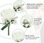4pcs Fake Silk Flower Men Wedding Corsage 12*7cm Durable Bridal Corsage Lapel Carousel 3