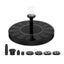 Outdoor Floating Solar Fountain 16cm Solar Pond Pump With 6 Nozzles For Bird B Carousel 1