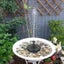 Outdoor Floating Solar Fountain 16cm Solar Pond Pump With 6 Nozzles For Bird B Carousel 2