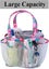 Portable Mesh Shower Caddy 8 Tote Baskets For Bathroom Dorm Large Shower Bag Carousel 5