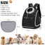 Black-dog Backpack Portable Comfortable Breathable For Small Dogs Puppy Cats P Carousel 3