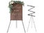 Wear-resistant Art Easel White Wedding Sign Stand Party Card Display Stand Carousel 7