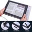 Glass Large Full Page Rectangular 3x Magnifying Led Lighted Foldable Portable Carousel 3