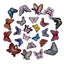 24 Pcs Butterflies Patches Multicolored Randomly Mix Handmade Patches Assorted Carousel 1