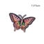 24 Pcs Butterflies Patches Multicolored Randomly Mix Handmade Patches Assorted Carousel 3