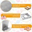 Adjustable Square Pastry Ring Expandable Rectangular Pastry Frame Stainless St Carousel 3