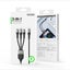 DUZZONA Type-C 3 In 1 Mobile Phone Charging Cable Multi-port Data Cables 1.3m Carousel 7