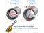 1/2/5pcs 35/45mm Stainless Steel Kitchen Sink Basket Strainer Screws Waste Carousel 5