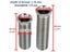 1/2/5pcs 35/45mm Stainless Steel Kitchen Sink Basket Strainer Screws Waste Carousel 6