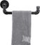 Pipe Shaped Industrial Wall Mounted Towel Rack For Kitchen Bathroom Carousel 1